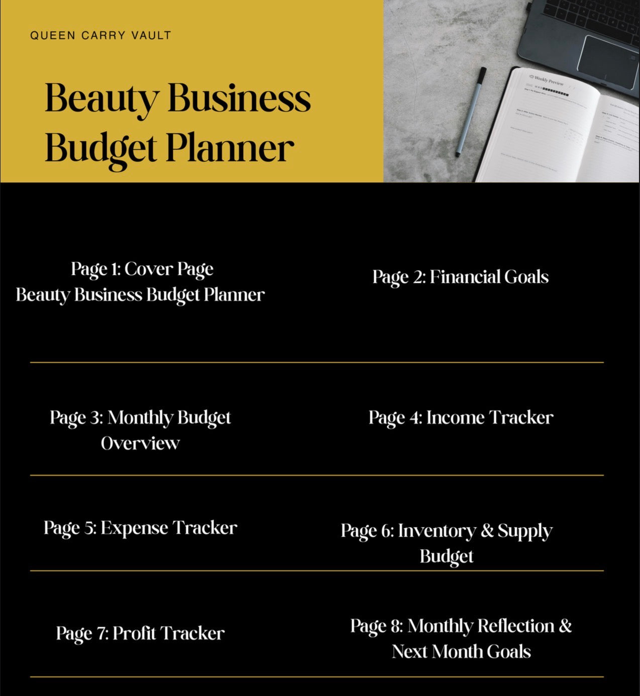 Beauty Business Budget Planner