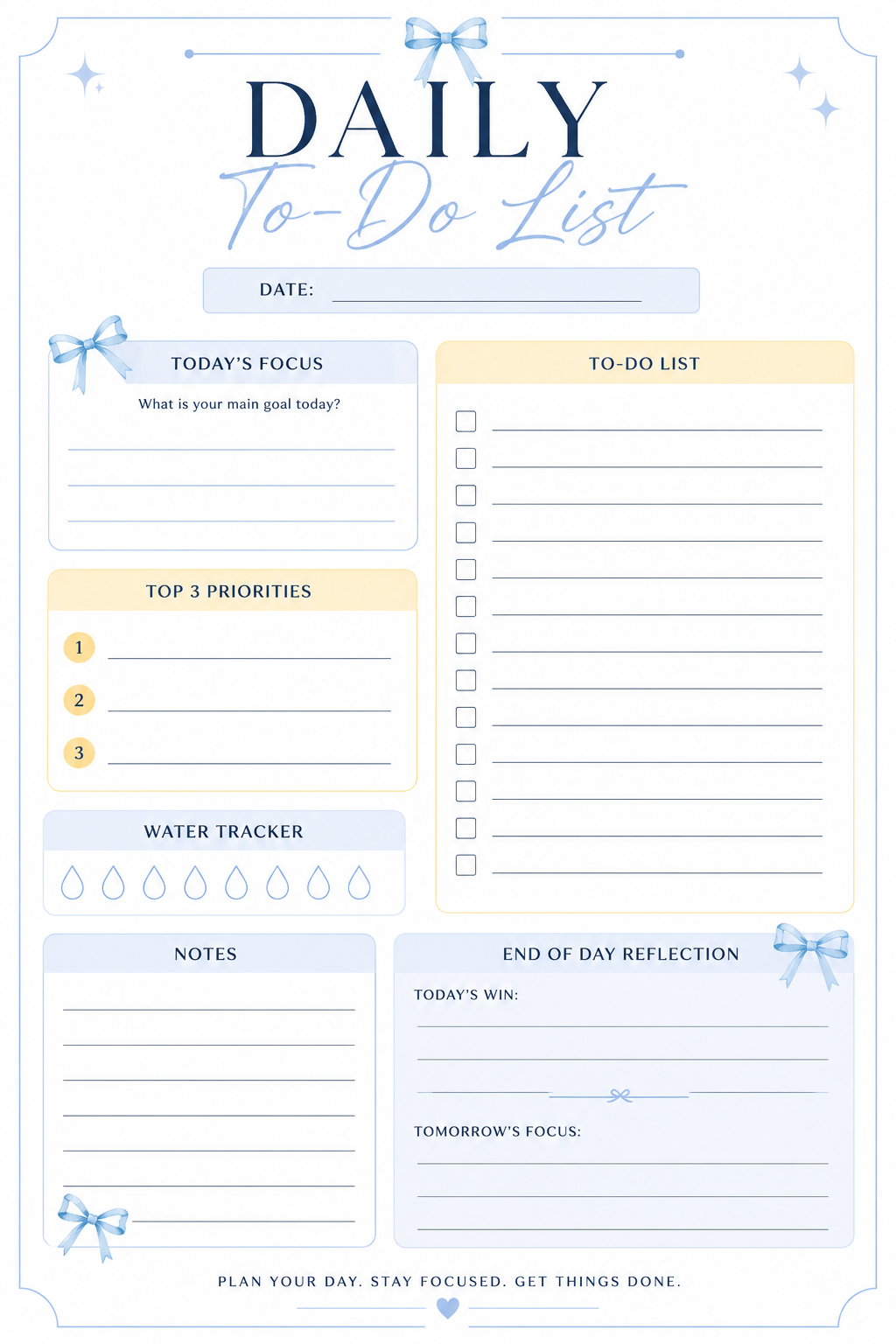 Daily To Do List