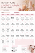 Beauty Queen Content Calendar