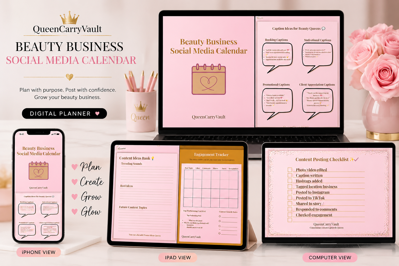Beauty Social Media Calendar